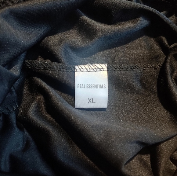 Bundle of 4 Black Athletic Shorts Pocket Drawstring Real Essentials MENS X-LARGE - Picture 10 of 13